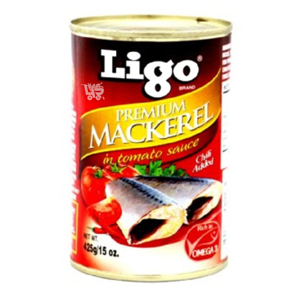 Ligo Premium Mackerel Tomato Sauce Chili - 425 grams